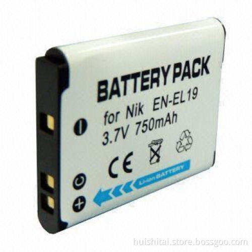 Digital Camera Battery Packs for Nikon, with 3.7V Voltage and 750mAh Capacity